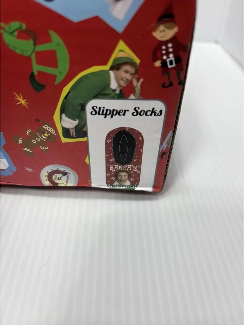 Men’s Elf Movie Socks 3-Box Set Ankle Crew Slipper Holiday Christmas Lot NEW
